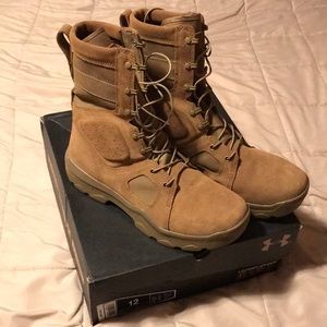 Under Armour Military Style Leather Boots